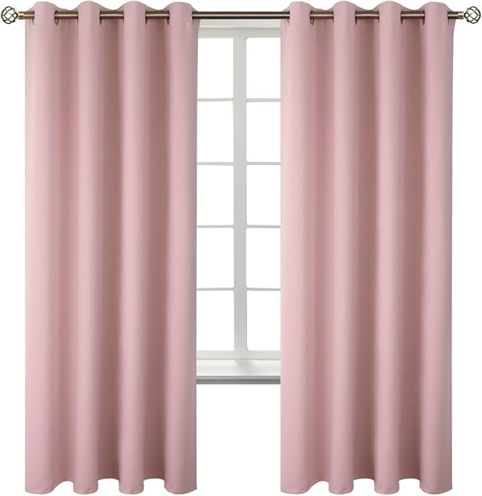 BGment Room Darkening Curtains 72 Inches Long by BGment
