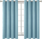 BGment Room Darkening Curtains 63 Inches Long by BGment