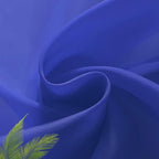 SpaceDresser Basic Rod Pocket Sheer Voile Window Curtain Panels Blue Sapphire 1 - Image 5