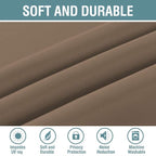 H.VERSAILTEX Blackout Patio Curtains 100 x 108 Inches - Image 4