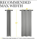 NICETOWN Thermal Insulated Grommet Blackout Curtains, Kids Window Drape Panel - Image 7