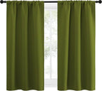 NICETOWN Kitchen Curtains, Short Blackout Curtains & Drapes, Thermal Insulated - Image 2