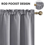 DWCN Blackout Window Curtain Panels, Light Blocking, Thermal Insulated - Image 4