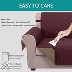 U-NICE HOME Recliner Chair Covers Reversible Chair Cover Pet Covers - Image 5