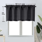 OWENIE Bob 1 PCS Black Valances - Image 2