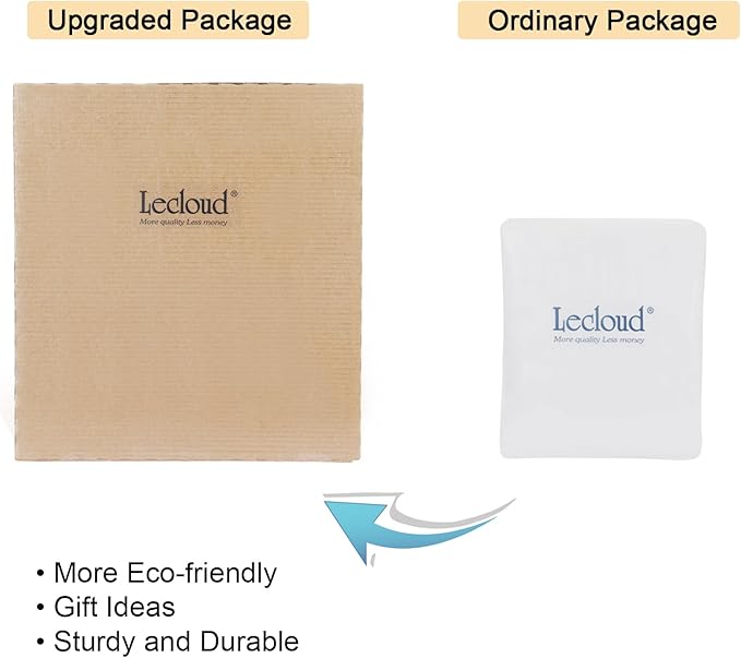 Lecloud Cream Sheer Curtains 50 Inch Length 2 Pcs, Rod Pocket Light Filtering - Image 5