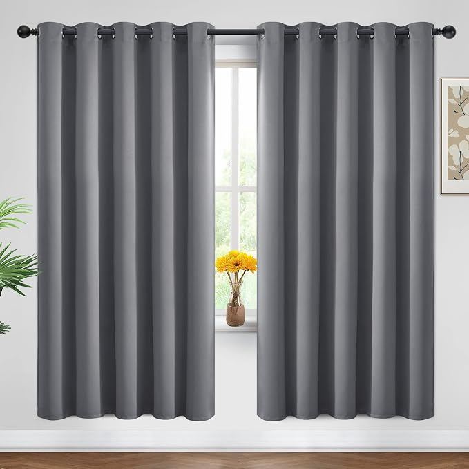 Yakamok Blackout Curtains Room Darkening Thermal Insulated Window Panels by Yakamok