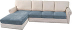 H.VERSAILTEX Velvet Stretch Sectional Couch Covers by HVERSAILTEX