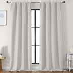 Simplebrand Ava Natural Blackout Curtains by Simplebrand