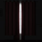 LEMOMO Dark Red Thermal Blackout Curtains/52 x 95 Inch/Set of 2 Panels Room - Image 3