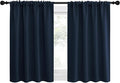 NICETOWN 2 Panels Blackout Curtains, Rod Pocket Thermal Insulated Drapes by NICETOWN