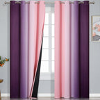 Estelar Textiler Pink and Purple Ombre Blackout Curtains 90 Inches Long 2 by ESTELARTEXTILER