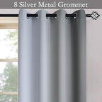SimpleHome Ombre Room Darkening Curtains 36 inches Length - Image 4