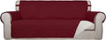 PureFit Reversible Quilted Sofa Cover, Water Resistant Slipcover Furniture by PureFit
