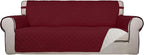 PureFit Reversible Quilted Sofa Cover, Water Resistant Slipcover Furniture by PureFit