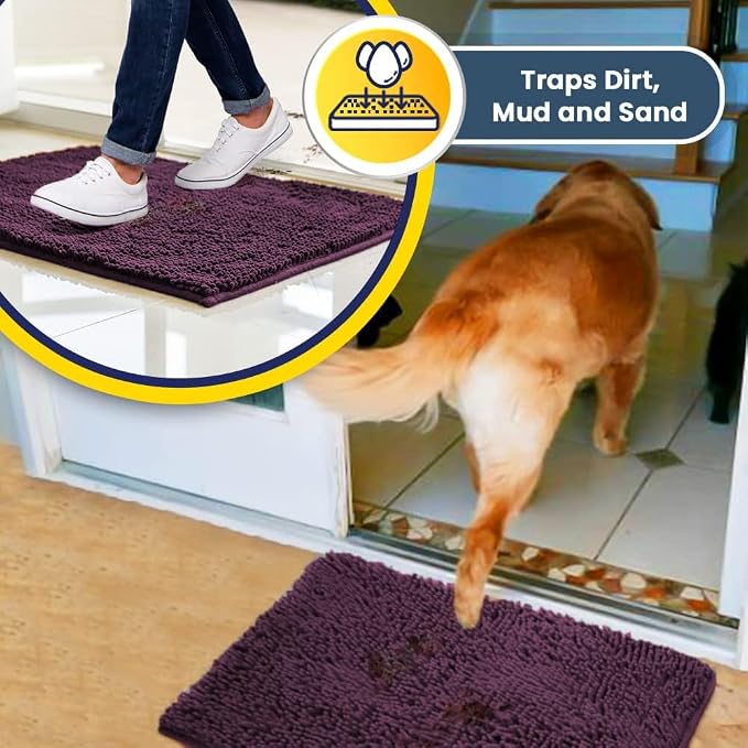 Muddy Mat® | Super Absorbent Door Mat Indoor, Microfiber Quick Dry Chenille - Image 6