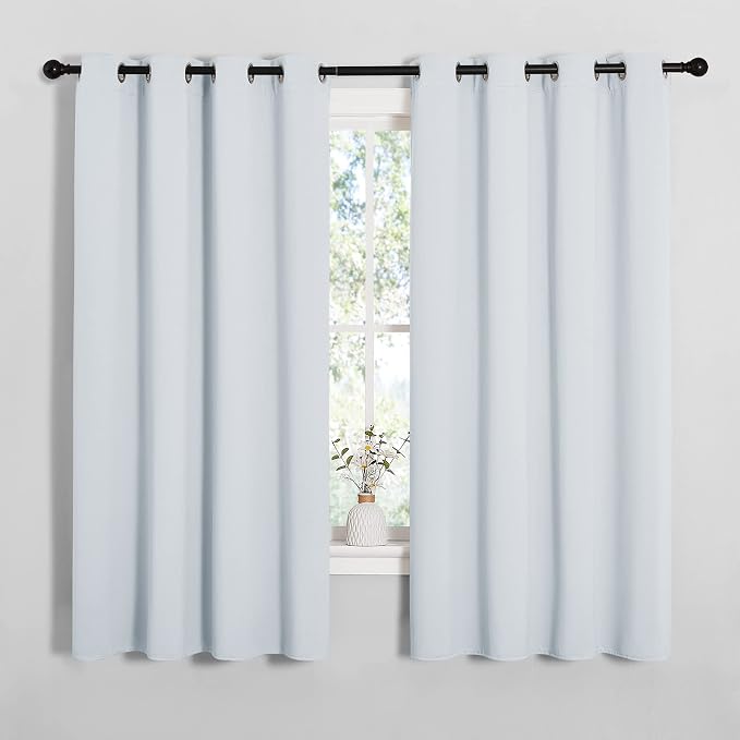 NICETOWN Room Darkening Draperies Curtains Panels, Window Treatment Thermal - Image 2