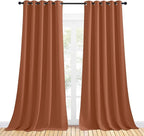 NICETOWN Thermal Insulated Burnt Orange Curtains - Image 2