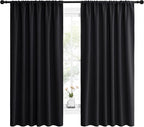 NICETOWN Halloween Black Blackout Curtain Blinds - Image 2