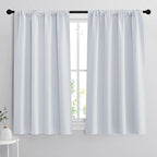 RYB HOME Curtains for Bedroom Living Room 63 inches Long, Thermal Insulated by RYBHOME