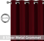 Yakamok Blackout Curtains for Bedroom, Thermal Insulated Blackout Window - Image 4