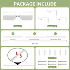 5/8” Diameter Curtain Rods 30-120 Inch, - Image 3