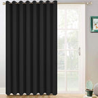 Yakamok Blackout Sliding Glass Door Curtains, Thermal Insulated Window by Yakamok