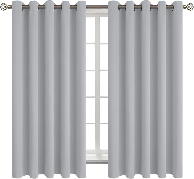 BGment Room Darkening Curtains 63 Inches Long by BGment
