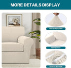 Turquoize 2 Piece Chair Covers for Living Room Armchair Couch Cover - Image 4