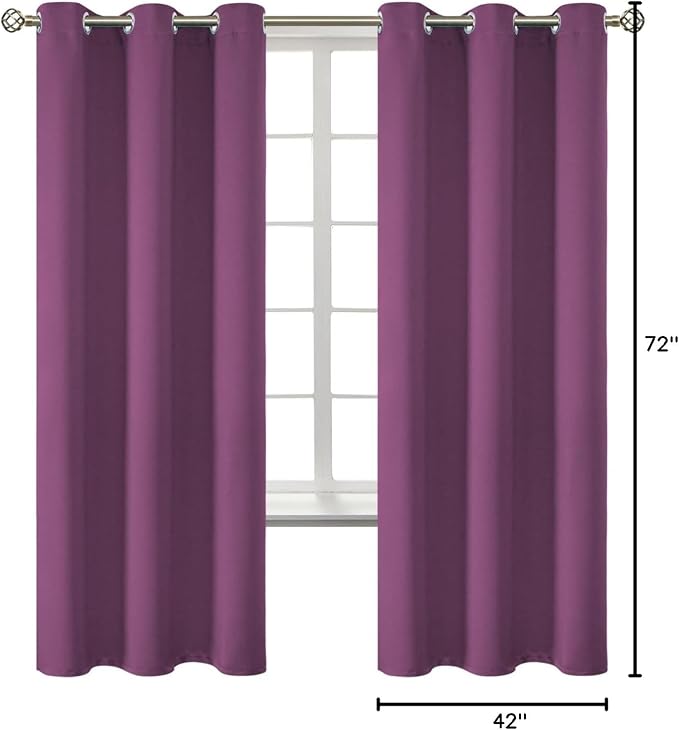 BGment Room Darkening Curtains 72 Inches Long - Image 8