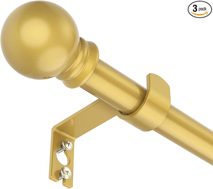 SMODBRODRE Curtain Rods for Window 32 and 48 by SMODBRODRE