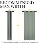 NICETOWN Modern Blackout Curtains Noise Reducing, Thermal Insulated and Privacy - Image 7