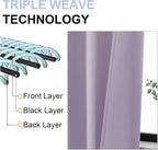 Simplebrand Lilac Blackout Curtains - Image 5
