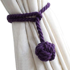 Melaluxe 4 Pack Curtain Tiebacks by Melaluxe