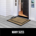GORILLA GRIP 100% Waterproof All-Season WeatherMAX Doormat US Designed Natural - Image 8