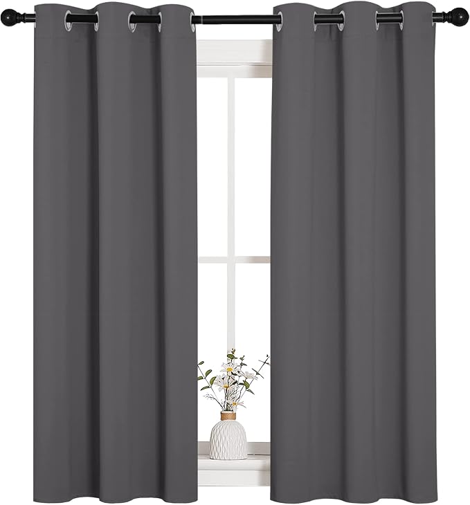 NICETOWN Bedroom Curtains Blackout Drapery Panels, Three Pass Microfiber by NICETOWN
