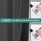 Yakamok 100% Blackout Curtains, 2 Thick Layers Thermal Insulated Total Blackout - Image 5