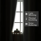 Estelar Textiler Brown and Greyish White Gradient Blackout Curtains 102 Inches - Image 3