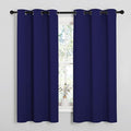 NICETOWN Navy Blue Blackout Curtains 40 inches Length by NICETOWN