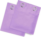 LEMOMO Blackout Curtains 66 x 72 Inch Long Lavender Curtains Set of 2 Panels - Image 9