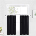 RYB HOME Kitchen Blackout Curtains Over Sink 36 inch Length, Rod Pocket Summer by RYBHOME