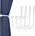 VRSS Wall Mount Curtain Tiebacks Drapery Holdbacks Curtain Holdback Hooks 6" L by VRSS