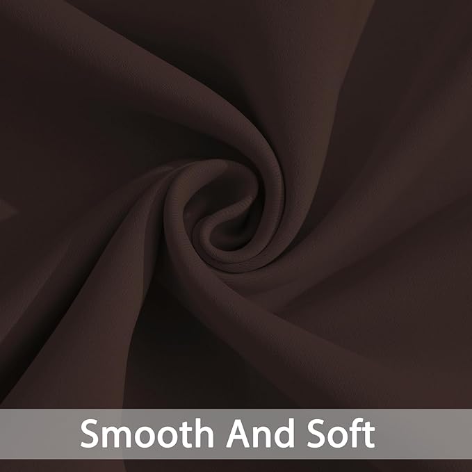 Yakamok Blackout Room Darkening Insulated Grommet Panels Window Curtains - Image 5