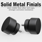 Lootkell Modern Matte Black Curtain Rods - Image 2