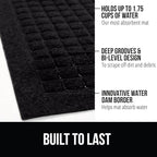 GORILLA GRIP® Ultra Absorbent Front Door Mat Outside Entrance, Traps Dirt and - Image 2