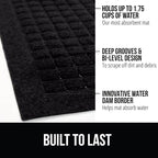 GORILLA GRIP® Ultra Absorbent Front Door Mat Outside Entrance, Traps Dirt and - Image 2