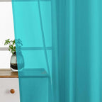 Window Sheer Curtains 54 inch Length, Soft Airy Light Filtering Sheer Curtain 2 - Image 5