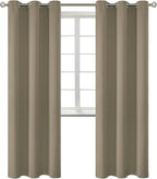 BGment Room Darkening Curtains 84 Inches Long by BGment