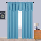 NICETOWN 2 Panels Window Valances Farmhouse 42 x 18 inch Long Window Treatment - Image 5