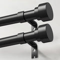 IFELS 2 Pack Heavy Duty Curtain Rods by IFELS